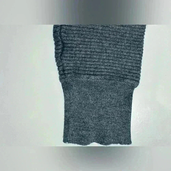 Hippie Rose Heather Grey Lightweight Bodycon Sweater Dress, Women's Size Small - Picture 7 of 10